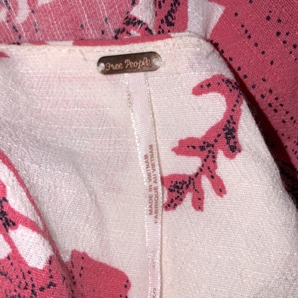 Free People floral French Quarter Print mini wrap dress size small - Picture 6 of 9